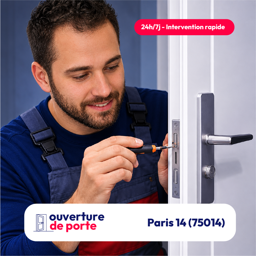 Serrurier à Paris 14 (75014)