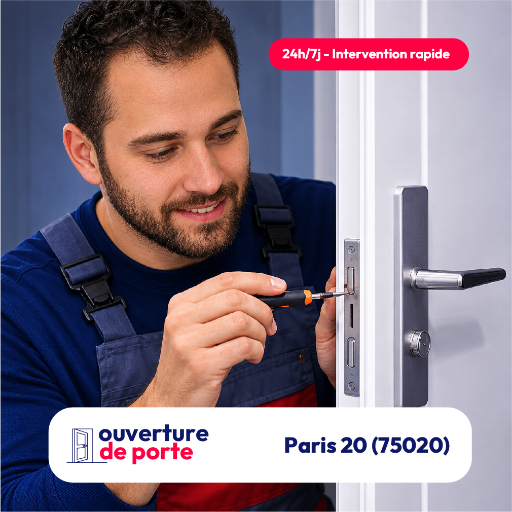 Serrurier à Paris 20 (75020)