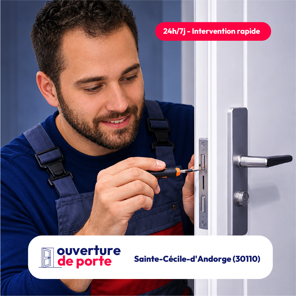 Serrurier à Sainte-Cécile-d'Andorge (30110)